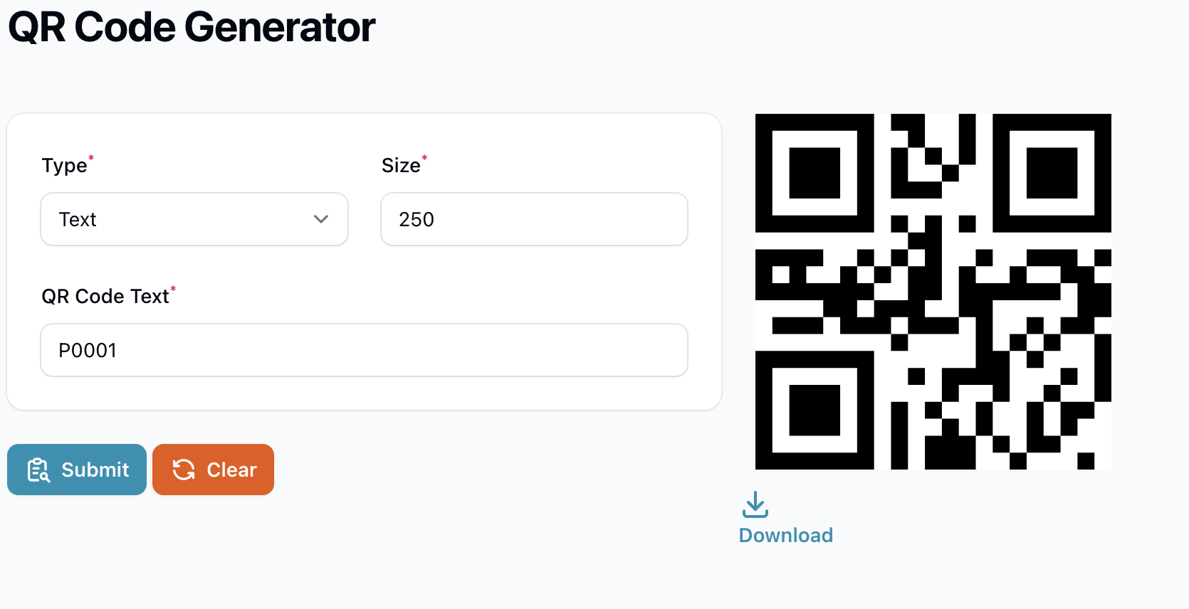 QR Code Generator TinyDevKit